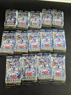 Yu-Gi-Oh Power of the Elements – Lotto 14 Bustine Jap Sigillate – Originali - Image 1