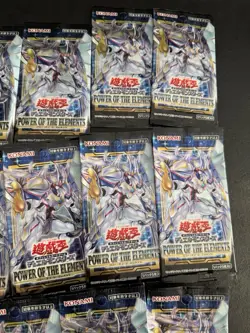 Yu-Gi-Oh Power of the Elements – Lotto 14 Bustine Jap Sigillate – Originali - Image 3