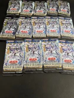 Yu-Gi-Oh Power of the Elements – Lotto 14 Bustine Jap Sigillate – Originali - Image 4