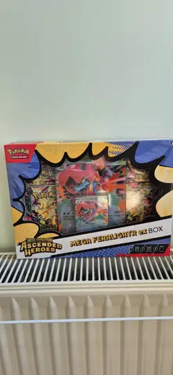 Pokemon Ascended Heroes Mega Feraligatr Ex Box New Sealed - Image 1