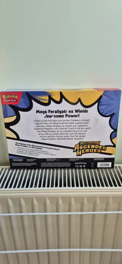 Pokemon Ascended Heroes Mega Feraligatr Ex Box New Sealed - Image 2
