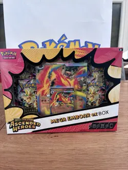 Pokemon TCG Ascended Heroes Mega Feraligatr Meganium Emboar EX Box Bundle sealed - Image 2