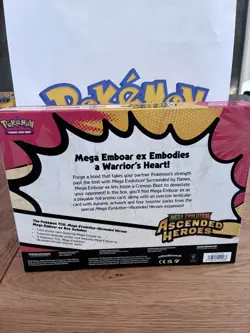 Pokemon TCG Ascended Heroes Mega Feraligatr Meganium Emboar EX Box Bundle sealed - Image 5