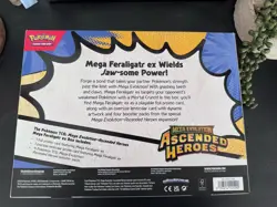 Pokemon Mega Evolution Ascended Heroes Mega Feraligatr ex Box - Image 2