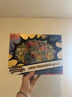 Pokemon Ascended Heroes Mega Feraligatr Ex Box New Sealed - Image 1