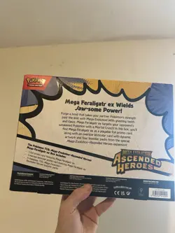 Pokemon Ascended Heroes Mega Feraligatr Ex Box New Sealed - Image 3