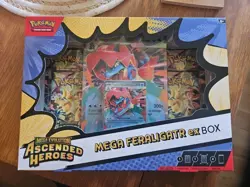 Pokemon TCG: Mega Evolution Ascended Heroes - Mega Feraligatr ex Box - Image 1