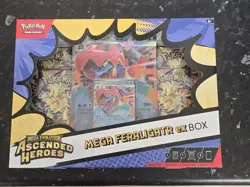 Pokemon Mega Evolution Ascended Heroes Feraligatr EX Box Factory Sealed - Image 1