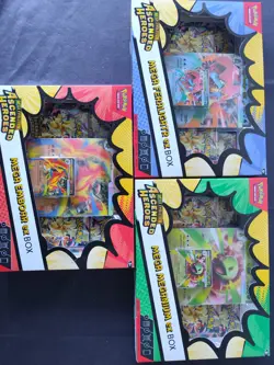 Pokemon TCG Ascended Heroes Mega Feraligatr Meganium Emboar EX Box Bundle Sealed - Image 1