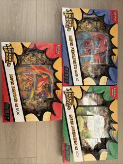 Pokemon TCG - Ascended Heroes Mega Feraligatr, Meganium, Emboar ex box sealed - Image 1