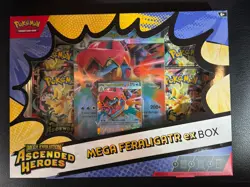 POKEMON ASCENDED HEROES Mega Feraligatr EX Box English IN HAND - Image 1