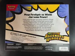 POKEMON ASCENDED HEROES Mega Feraligatr EX Box English IN HAND - Image 2
