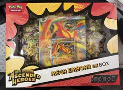Pokemon TCG - Ascended Heroes Mega Feraligatr, Meganium, Emboar ex box sealed - Image 2