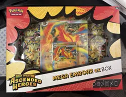 Pokemon TCG - Ascended Heroes Mega Feraligatr, Meganium, Emboar ex box sealed - Image 2