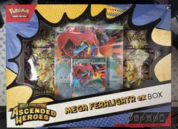 Pokemon TCG - Ascended Heroes Mega Feraligatr, Meganium, Emboar ex box sealed - Image 3