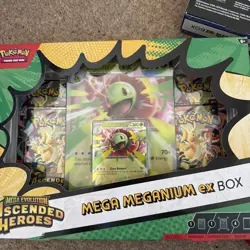 Pokemon TCG Ascended Heroes Mega Feraligatr Meganium Emboar EX Box Bundle Sealed - Image 2