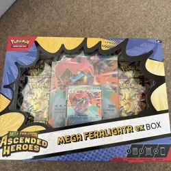 Pokemon TCG Ascended Heroes Mega Feraligatr Meganium Emboar EX Box Bundle Sealed - Image 4