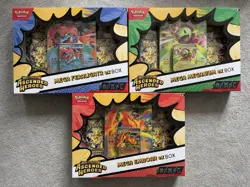 Pokemon TCG: Ascended Heroes Mega Feraligatr , Meganium , Emboar Ex Box. Sealed - Image 1