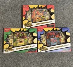 Pokemon TCG - Ascended Heroes Mega Feraligatr, Meganium, Emboar ex box sealed - Image 1