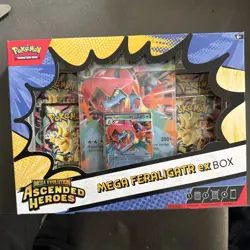 Pokemon Ascended heroes Mega Feraligatr Ex Box - Image 1