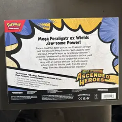 Pokemon Ascended heroes Mega Feraligatr Ex Box - Image 2