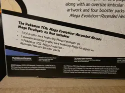 Pokemon TCG: Mega Evolution Ascended Heroes - Mega Feraligatr ex Box ⭐🔥 - Image 4