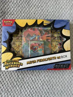 Pokemon TCG: Ascended Heroes Mega Feraligatr ex Box | New & Sealed FAST 🚚💨✅ - Image 1