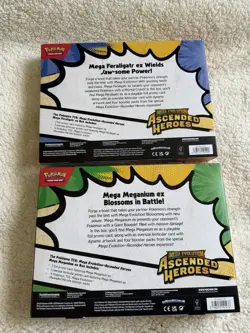 Pokemon TCG Ascended Heroes - Mega Meganium / Feraligatr Ex Box Bundle Sealed - Image 2