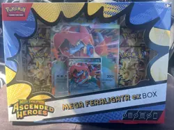 Pokemon Ascended Heroes Mega Feraligatr EX Box | New & Sealed PRESALE - Image 1