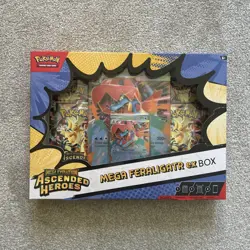 Pokemon TCG: Mega Evolution Ascended Heroes - Mega Feraligatr ex Box In Hand UK - Image 1
