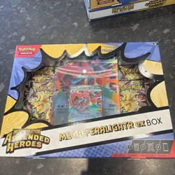 Pokemon TCG: Mega Evolution Ascended Heroes - Mega Feraligatr ex Box - Image 1