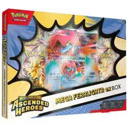Pokemon TCG: Mega Evolution Ascended Heroes - Mega Feraligatr ex Box - Image 1