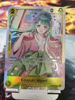 One Piece CCG Kouzuki Hiyori OP06-106 SR Wings of the Captain - Image 1