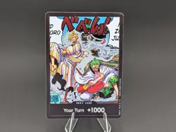 One Piece DON!! Card Sanji Zoro (Alternate Art) Foil - Wings of the Captain OP06 - Image 1