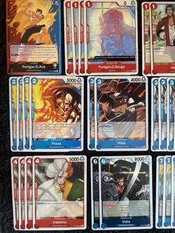 ONE PIECE TCG – Red/Blue Portgas D. Ace Deck – 51 Card Ready to Play – EN - Image 3
