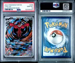 Pokemon TCG Yveltal 205/182 Paradox Rift Illustration Rare PSA 10 Gem Mint - Image 3