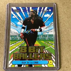 Elly De La Cruz #8B-24 - 8 BIT BALLERS - 2026 Topps Series 1 - MLB Baseball Card - Image 1