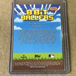 Elly De La Cruz #8B-24 - 8 BIT BALLERS - 2026 Topps Series 1 - MLB Baseball Card - Image 2