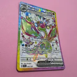 Flygon ex 222/191 NM Full Art Ultra Rare Surging Sparks Pokemon Card English - Image 3