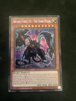 Yugioh Arcana Force EX - the Dark Ruler LODT EN017 Secret Rare Unlimited - Image 1