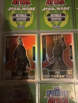Star Wars Topps Force Attax Series 2 Binder With 227 Cards And Limited Edition - Image 3