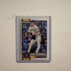 2026 Topps Series 1 Jacob Misiorowski Rookie Card #10 - Brewers - Image 1