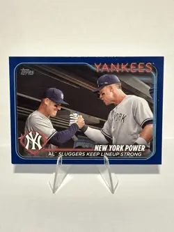 Aaron Judge 2024 Topps Series 1 New York Power #315 Royal Blue Parallel - Image 1