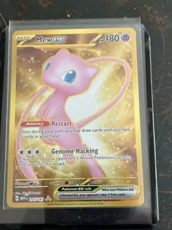 Pokemon TCG Mew EX 205/165Sv: Scarlet & Violet 151 Holo Gold Ultra Rare - Image 1