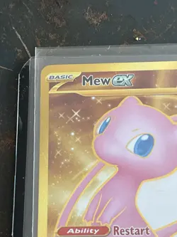 Pokemon TCG Mew EX 205/165Sv: Scarlet & Violet 151 Holo Gold Ultra Rare - Image 3