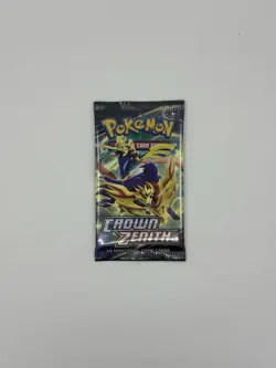 Pokemon TCG x1 Crown Zenith Sealed Booster Pack Factory Sealed - Image 1