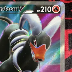 Pokemon TCG - Houndoom V - Full Art - Darkness Ablaze - Card - 178/189 - Image 3