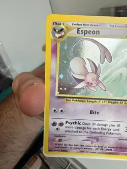 Pokemon Espeon Neo Discovery Holo Rare Unlimited 1/75 Card 2001 - Image 3