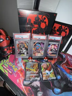 🚨Pokemon TCG Destined Rivals Sealed ETB with 3 PSA SLABS/3 Cards - SPECIAL DEAL - Image 1