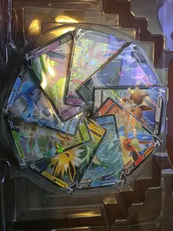 Eevee Evolutions V Promo Complete SWSH 9 Card Set Eeveelutions Pokemon TCG NM - Image 1